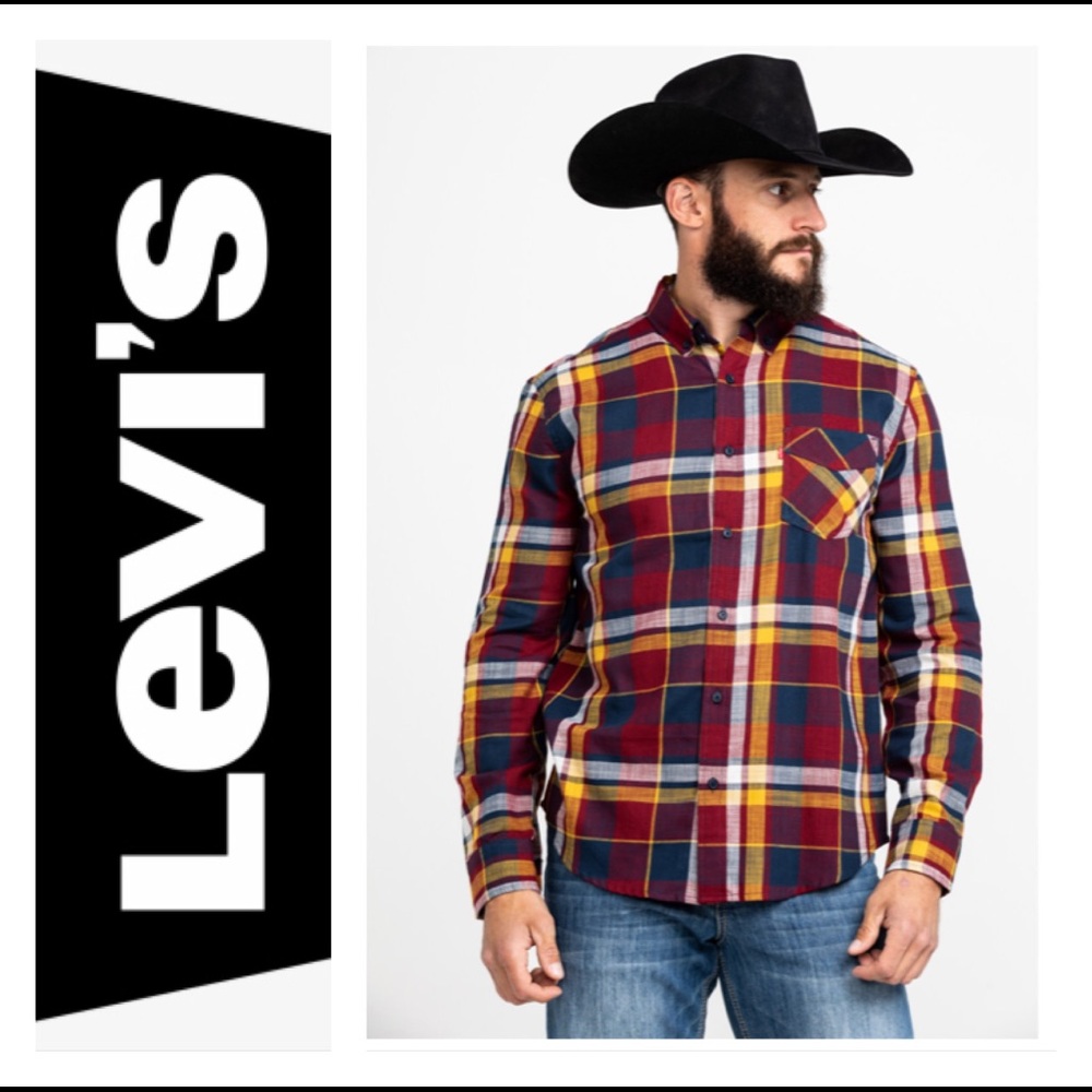 🆕 Levi’s Plaid Flannel Long Sleeve